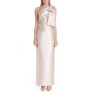 Sachin & Babi One Shoulder Bow Gown Dress Formal